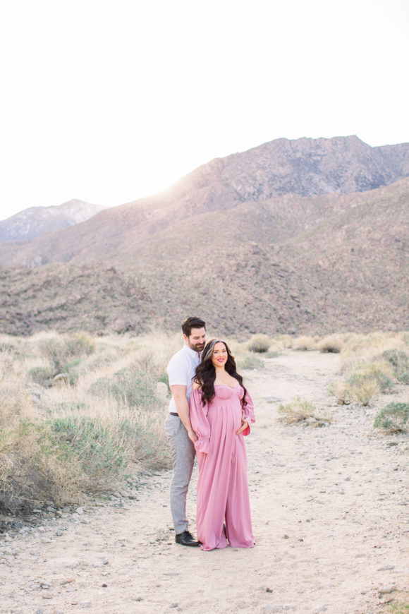 Palm Springs maternity session Katie McGihon